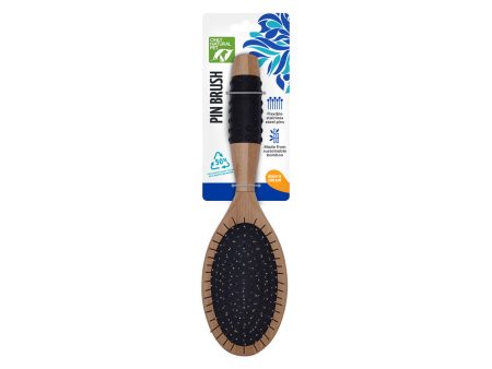 Only Natural Pet Pin Brush with Bamboo Handle for Dogs Sale