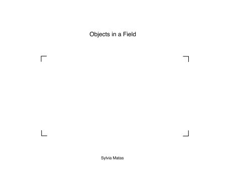 Objects in a Field For Cheap