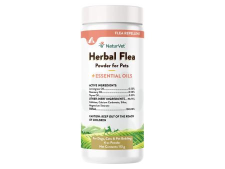 NaturVet Herbal Flea Repel Powder Supply