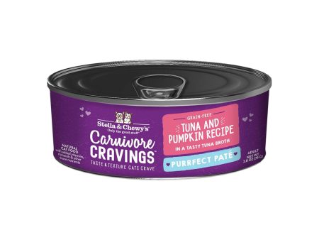 Stella & Chewy s Carnivore Cravings Purrfect Pate Tuna & Pumpkin Wet Cat Food For Sale