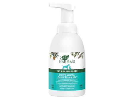 Ark Naturals Don t Worry Don t Rinse Me Waterless Shampoo for Dogs & Cats Online now