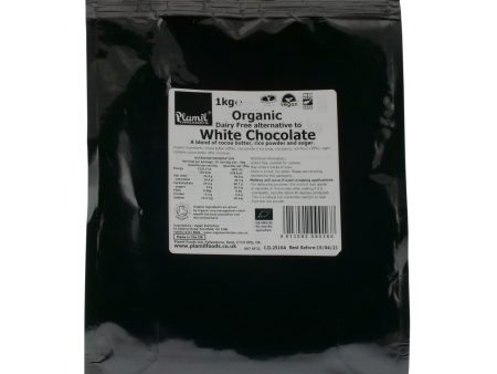 1kg Plamil Organic White Chocolate Drops Cheap