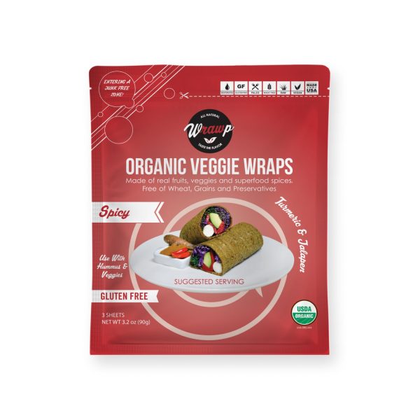 25% Saving! - IMPERFECT Mini Veggie Wrap: Spicy (18 sheets) on Sale