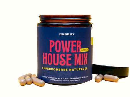 Adaptógenos Naturales Power House Mix Mumux (90 Cápsulas) Fashion