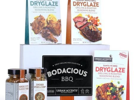 Urban Accents BODACIOUS BBQ, Gourmet BBQ, Grilling Spices for Smoking Meat and Meat Rubs (Set of 5) - A Dryglaze, Meat Spices and Dry Rubs BBQ Cooking Gift Set- Perfect Gift for Any Occasion For Discount