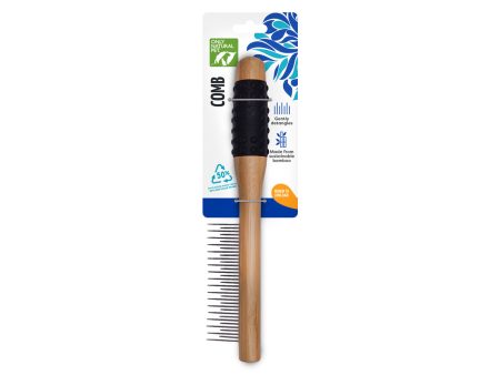 Only Natural Pet Comb with Bamboo Handle for Dogs For Cheap