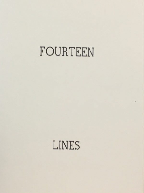 Fourteen Lines Fashion