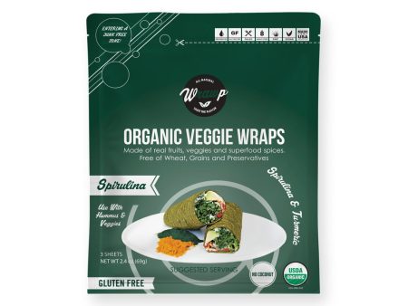 25% Saving! - IMPERFECT Mini Veggie Wrap: Spirulina (18 sheets) Online now