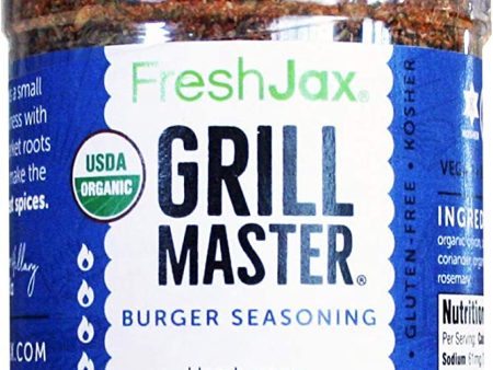 FreshJax Premium Gourmet Organic Spice Blends (Grill Master: Organic Burger Seasoning) Online Hot Sale