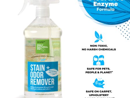 Only Natural Pet Dog Stain & Odor Remover Spray 32 oz For Sale