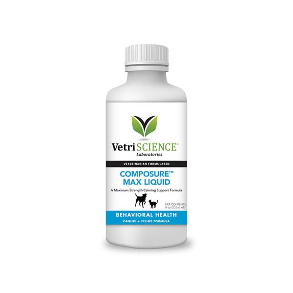 VetriScience Composure Liquid Max Supplement 8 oz For Sale