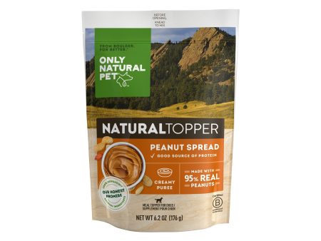 Only Natural Pet Natural Topper Peanut Spread Meal Topper for Dogs Online Hot Sale