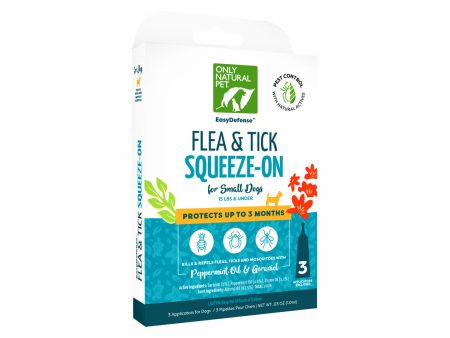 Only Natural Pet EasyDefense Herbal Squeeze-On Flea & Tick Repellent for Dogs For Cheap