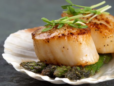 Bay Scallops Hot on Sale