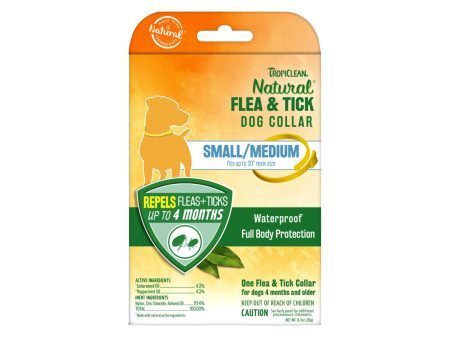 Tropiclean Natural Flea & Tick Collar for Dogs Online Hot Sale