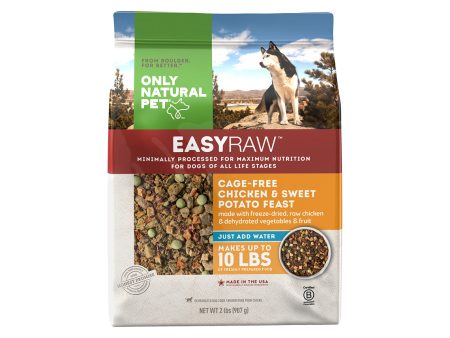 Only Natural Pet EasyRaw Cage-Free Chicken & Sweet Potato Feast Dehydrated Dog Food Supply