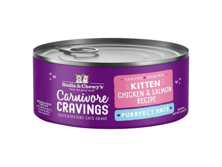 Stella & Chewy s Carnivore Craving Purrfect Pate Chicken & Salmon Kitten Wet Food Discount