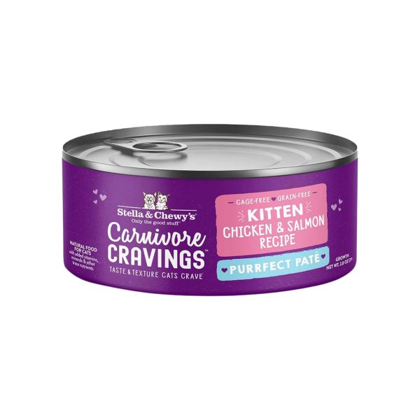 Stella & Chewy s Carnivore Craving Purrfect Pate Chicken & Salmon Kitten Wet Food Discount