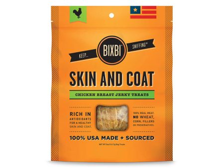 BIXBI Skin and Coat Functional Grain-Free Jerky Dog Treats Online Sale