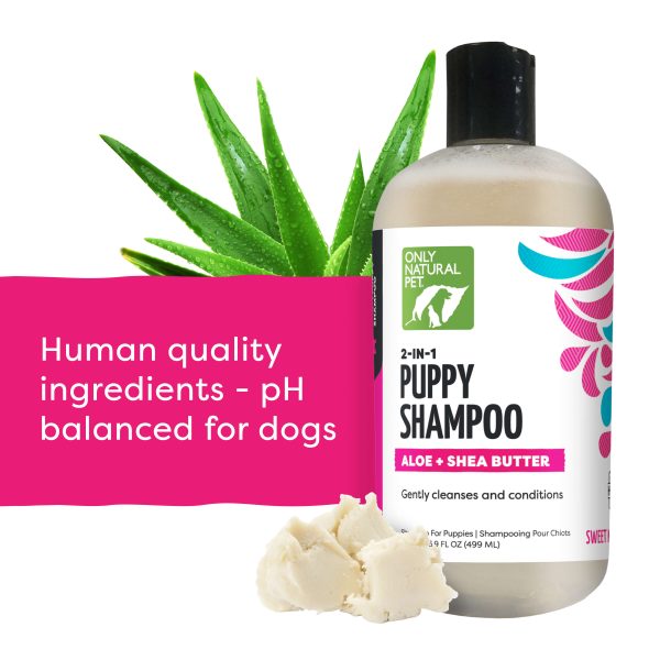 Only Natural Pet Puppy Shampoo with Aloe + Shea Butter Fashion