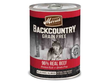 Merrick Backcountry 96% Real Meat Canned Dog Food Online Hot Sale