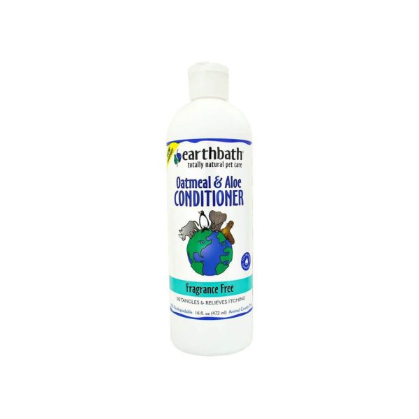 Earthbath Totally Natural Pet Care Oatmeal & Aloe Detangling Itch Relief Conditioner for Dogs & Cats Hot on Sale